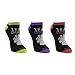 Walking Dead Zombie Team Daryl 3pk Womens Socks, Shoe Size: 4-10