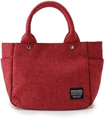 Amazon ハッシュアッシュ レディス Hushush Ladies アソートスクエアランチトート レッド 062 00 レディース バッグ 財布