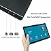 Android Tablet 10.1 Inch, 3G Phablet, Unlocked Tablet PC with Dual SIM Card Slots and Cameras, 1280×800 IPS, Quad Core, 1GB +16GB, GMS Certified, 6000mAh Battery, WiFi, Bluetooth, GPS, FM（Black）thumb 2