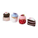 4-piece Cupcake Set Stuffed Plush Toy DUKTIG by IKEA