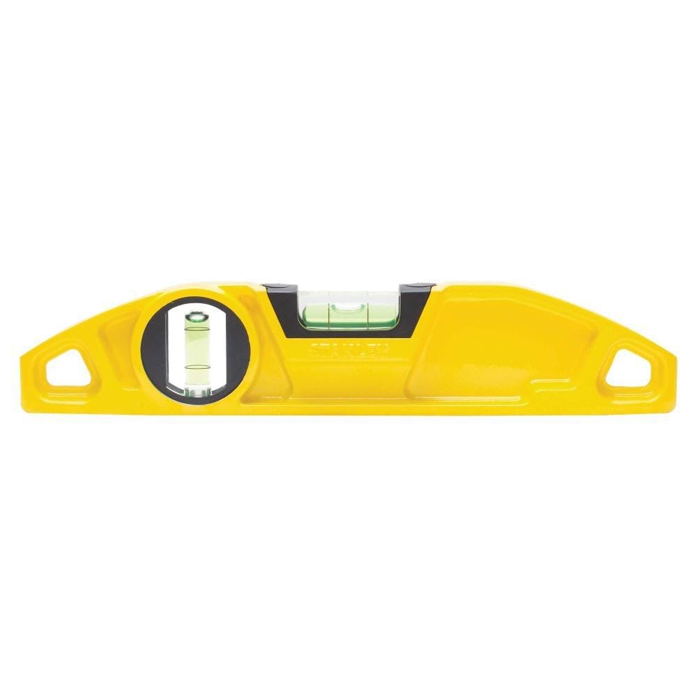 Stanley 0-43-605 Fatmax Magnetic Torpedo Twin Vial Level, 228mm, 9"