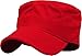 KBK-1464 RED M Cadet Army Cap Basic Everyday Military Style Hat (Now with STASH Pocket Version Available)
