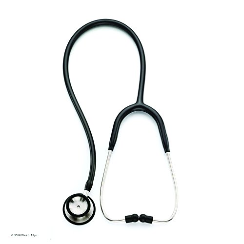 Welch Allyn Adult Professional Stethoscope, Burgundy; 5079-139; Double-Head Chestpiece (Diaphragm and Low-Frequency Bell), Single Lumen Tubing, 28 in.
