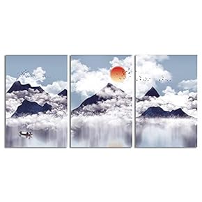 NWT Canvas Wall Art Abstract Beautiful Sky Fantasy...