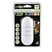 Ecolight Battery-Operated 6-inch LED Dual Lens Motion Utility Light - Auto Timer - 30,000 Hours Lamp Life - White