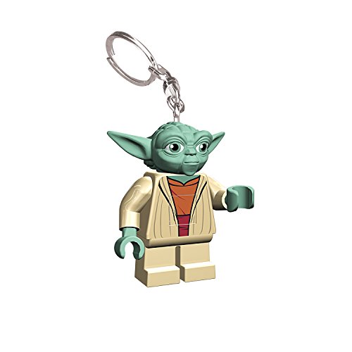 IQ Lego Star Wars Yoda LED Keychain Light 2.25 Inch Tall Figure
