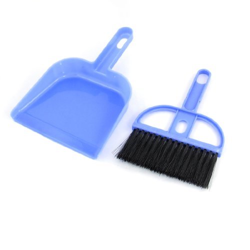Garderobe Tabella di pulizia Sbattere Broom Dustpan Strumenti Set Blue Light