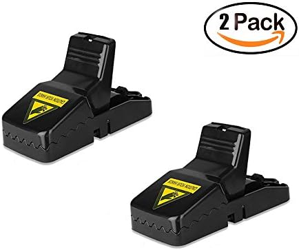 Xstars Mouse Trap Rat Mice Pest Trap Snap Humane Power Rodent Killer,Safer Than Glue &amp; Poison,Quick Effective Mouse Catcher(2 Pack)…