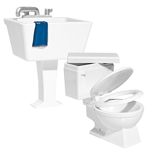 Hardcore Toilet And Sink Combo Deal for WWE Wrestling Action Figures