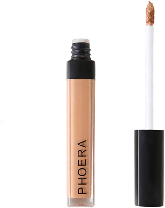 Transer PHOERA Makeup Face Concealer Liquid Moisturizer Dark Circles Conceal HD High Definition Foundation (E)