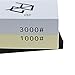 ANG® 1000/3000 Grit Combination Corundum Whetstone Knife Sharpening Stone 2-sided Sharpener with Non-slip Silicone Base