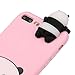 Sunbona iPhone 8 Plus Case, 3D Cartoon Animals Cute Bare Bears Soft Silicone Case Skin for iPhone 8 Plus 5.5 Inch (Pink)