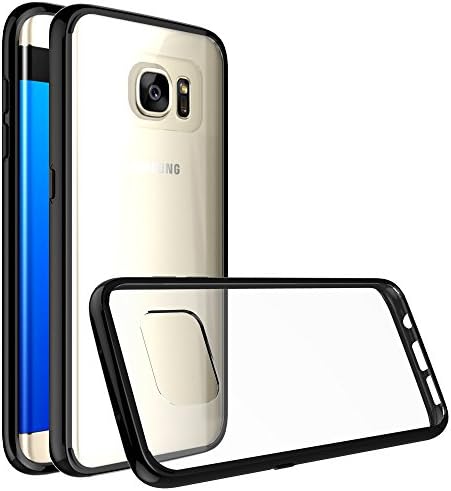 Galaxy S7 Edge Case, MoboZx [Premium Acrylic + TPU] Protective Ultra-Slim Light-Weight Shock-Proof TPU Bumper + Clear Back Panel, ECO-Friendly Packaging For Samsung Galaxy S7 Edge (2016) (Black)