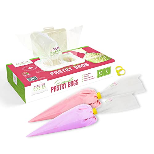 Extra Large Piping Bags 21 Inch Disposable Piping Bag 80 Heavy Duty