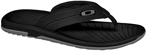 Oakley Men's Dune Sandal, Jet Black, 9 M US