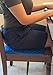 Gel Seat Cushion & Non-Slip Cover; Honeycomb Egg Crate Design Sitter Absorbs Pressure Points, Orthopedic Memory Foam Helps Back, Tailbone & Sciatica Pain Relief; Office Chair, Car Seat,Wheelchair