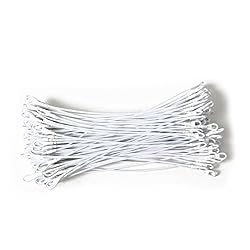 500 Security Lanyard 2 Loop White 8 Inch EAS Loss