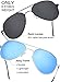 Young4us Aviator Sunglasses Polarized Metal Mirror UV400 Men Women Glasses