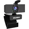 NexiGo N60 1080P Web Camera, HD Webcam with Microphone, Software Control & Privacy Cover, USB Computer Camera, 110…
