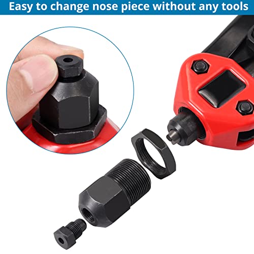 AUTOUTLET 16 Inch Heavy Duty Rivet Gun, Pop Rivet Gun Kit with 200Pcs