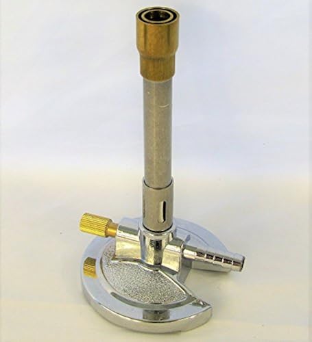 Lab Bunsen Burner w Tripod Stand, Natural Gas Liquid Propane, Air Gas  Adjustments (Burner Only)