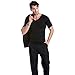 HOTER Mens Slim And Tight Super Soft Compression & Slimming Shaper V-Neck Compression Shirt