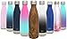 Simple Modern 34 Ounce Wave Water Bottle - Stainless Steel Liter Double Wall Vacuum Insulated Leakproof Pattern: Wood Grain