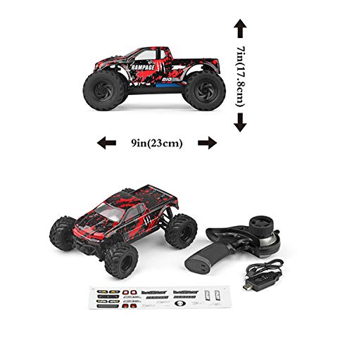 LYDQ HBX 18859E 1:18 RC Auto High Speed Elektro Rennwagen 4WD Geländewagen für Kinder – Bild 3