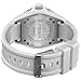 Akribos XXIV Women's AK502WT Ceramic Case with White Rubber Strap Watch