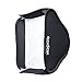 Godox 32x32 inches / 80x80cm Portable Foldable Studio Flash Softbox Diffuser kit with Bowens Mount Speedring and Carrying Case for Portraits,Product Photography and Video Shooting with USB LED