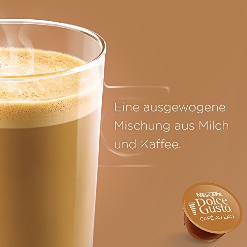 NESCAFÉ Dolce Gusto Café au Lait 96 Kaffeekapseln (ausgewählte Robusta Bohnen, Leichter Kaffeegenuss mit cremigem… – Bild 5