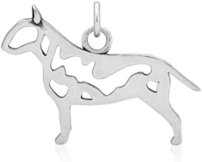 Sterling Silver Bull Terrier Body Pendant