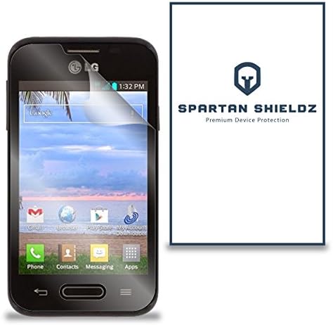 6X - Spartan Shield Premium HD Screen Protector For LG Optimus Fuel L34C - 6X