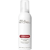 Paul Mitchell Sculpting Foam, Touchable, Flexible Hold + Frizz Control, For All Hair Types