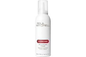 Paul Mitchell Sculpting Foam, Touchable, Flexible Hold + Frizz Control, For All Hair Types