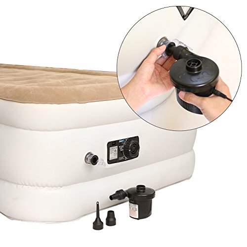 image for FIXKIT Electric Air Pump, Quick-Fill High-Pressure 110V AC/12V DC Infl