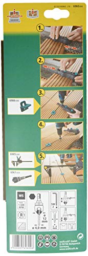 wolfcraft Terrassenbohr-Set 6960000 I Für gleichmäßige Verschraubung von Terrassendielen – Bild 4
