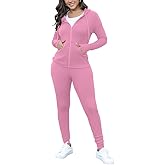 Nimsruc Two Piece Outfits for Women Casual Bodycon Sweatsuits