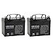 UPG UB12350 (Group U1) Battery - Universal Battery - 12V 35Ah - 2 Pack