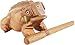 GPCT [Wooden Frog Croak Guiro Toy. 4 Inch Medium Size, Sophisticated Craftsmanship, Croaking [Loud Sound] Frog Percussion Instrument- (Mango Wood)