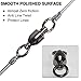 Shaddock Fishing 25 Pack 100% Copper 35lb-390lb High Strength Fishing Ball Bearing Swivels Fish Swivel Connectors with Strong Solid Welded Rings (Size 4 (200lb) 25 Pack)