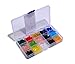 LK-CRAFTS Wholesale Lot 750pcs Bicone (Similar Cut #5328/5301) 6mm Crystal Beads 15 Colors with Storage Box #1