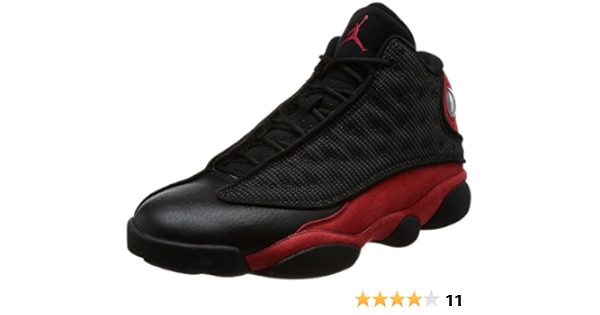 black and red jordan 13 mens