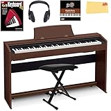 Casio Privia PX-770 Digital Piano - Brown Bundle