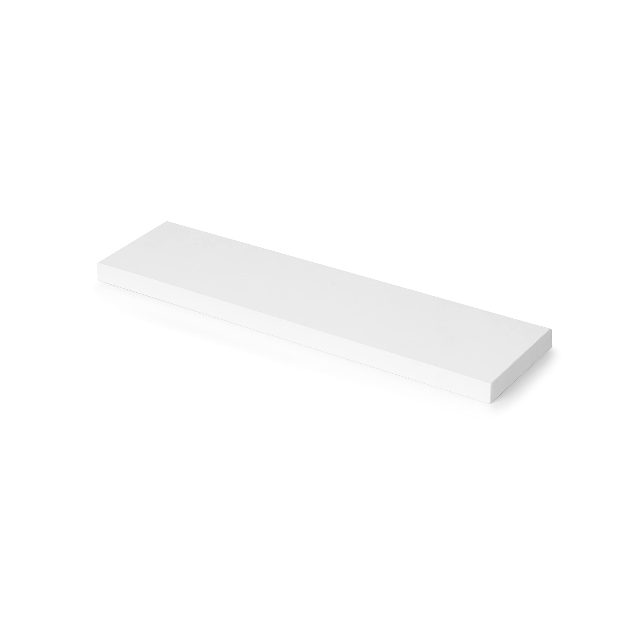 Emuca - Table Shelf Shelves, 600x200 (23,62x7,87 inch) White Painted, Wood
