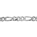 Amazon Collection Men's Sterling Silver Italian Link Bracelet