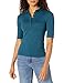 Lacoste Womens Classic Half Sleeve Slim Fit Stretch Pique Polo Shirt