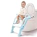 GrowthPic Potty Training Seat - Toddler Potty Seat with Sturdy Non-slip Ladder Step for Toddler Toilet Training, Potty Chair, Step Stool Ladder