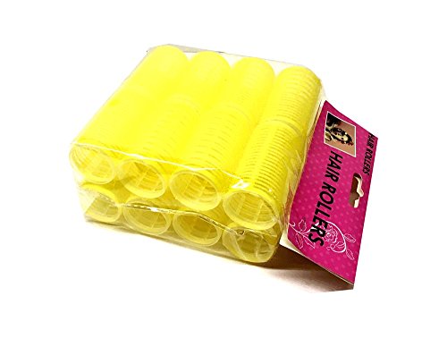 Set of 16 - Medium Size Self Grip Hair Rollers Pro Salon Hairdressing Curlers