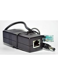 USG PoE Splitter para alimentación cámaras: "divide Incoming PoE PoE señal a 12 V DC Power + Ethernet RJ45 Video, 10 100Mbps, 15.4 W por puerto, IEEE 802.3 af, True Plug  &  play, Auto, Detectar, Diseñado para sistemas de vigilancia de vídeo HD I